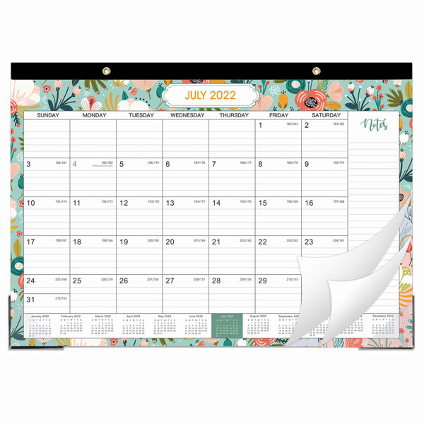 JACKEY Desk Calendar 2022-2023 - 2022-2023 Desk/Wall Calendar, 18